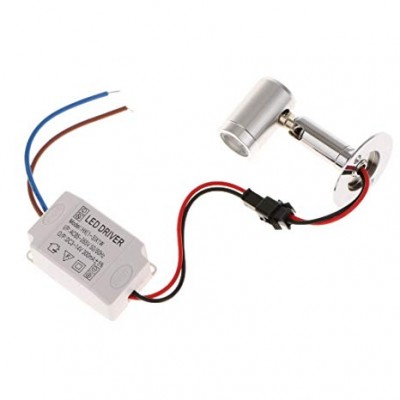 Foco CROMO mod. “B” 3W 230V 3000ºK alto 65mm